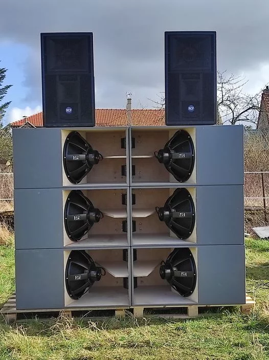 Calage système : 6x MTH54 + 2x RCF 4Pro 6001